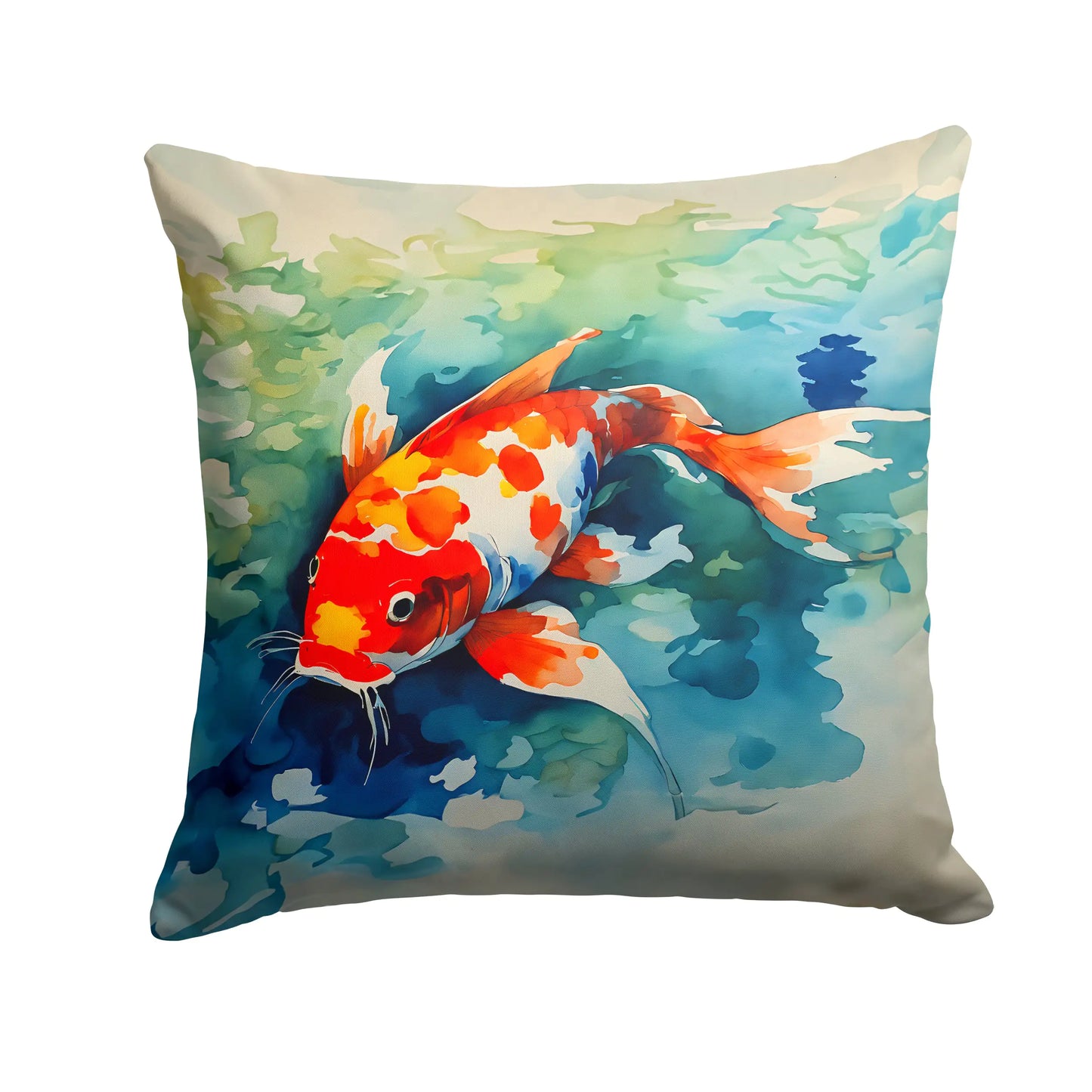 Koi Fish Throw Pillow