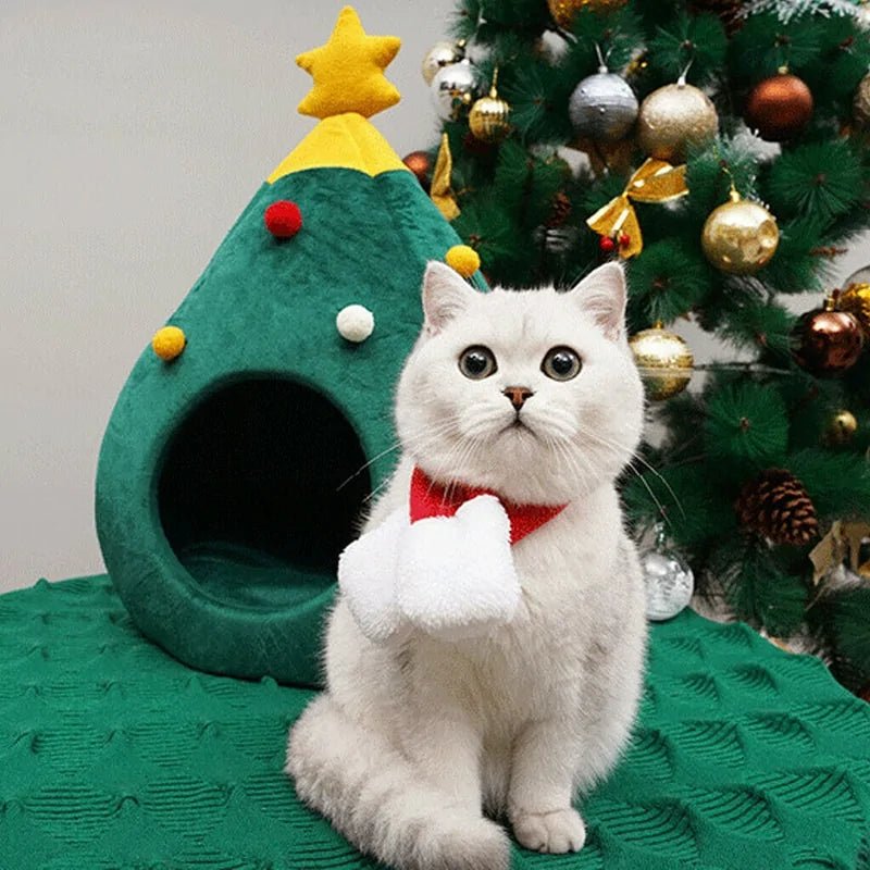 Luxurious Christmas Cat House