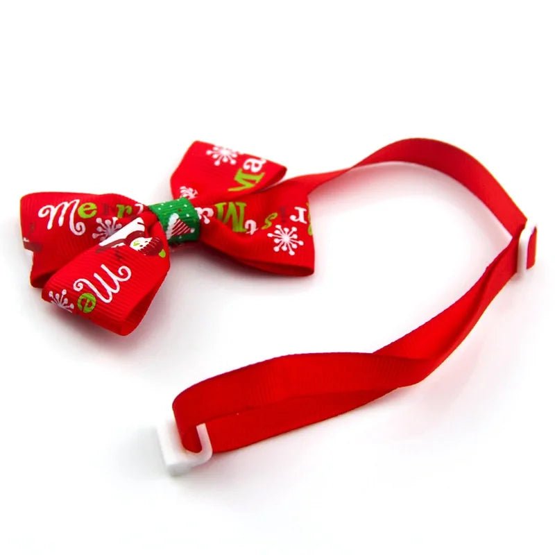 Holiday Pet Bow Collar