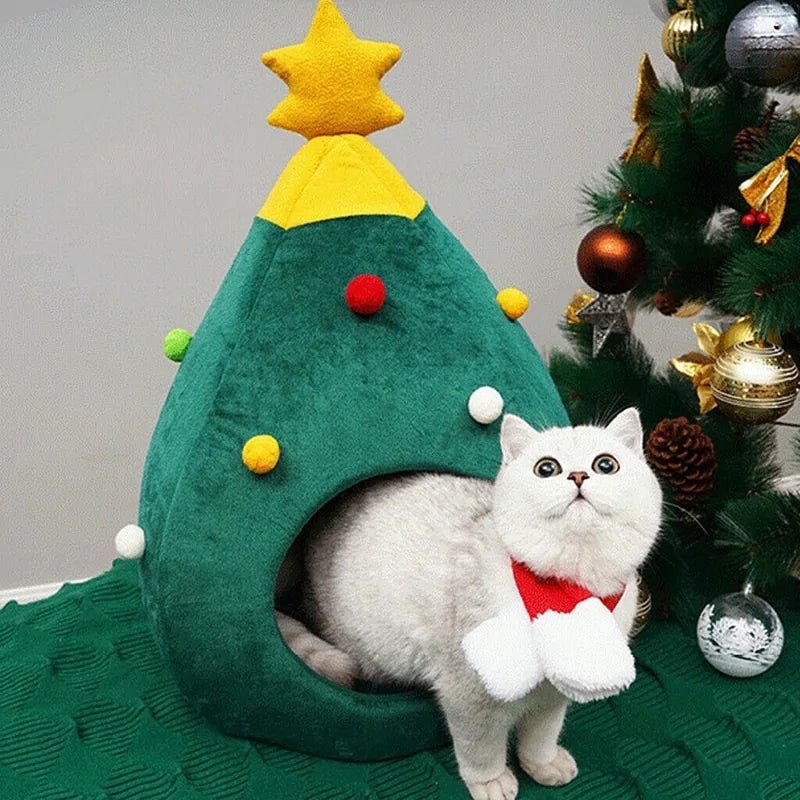 Luxurious Christmas Cat House