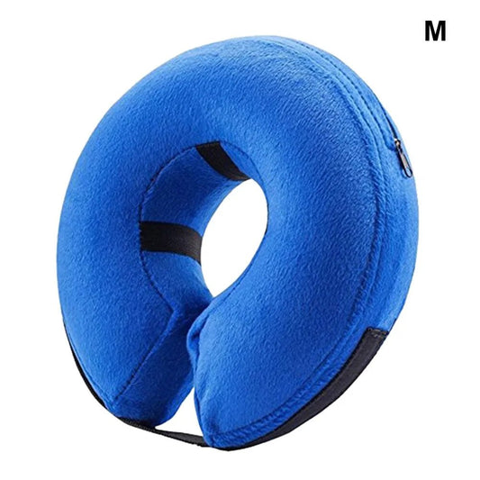 Inflatable Pet Recovery Collar – soft and adjustable alternative to traditional cones for post-surgery healing.